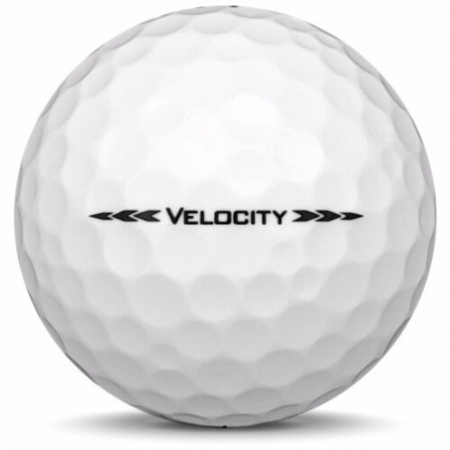 GolfbollenTitleist Velocity i 2021 års modell.