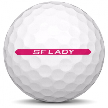 Golfbollen Srixon Soft Feel Lady i årsmodell 2023.