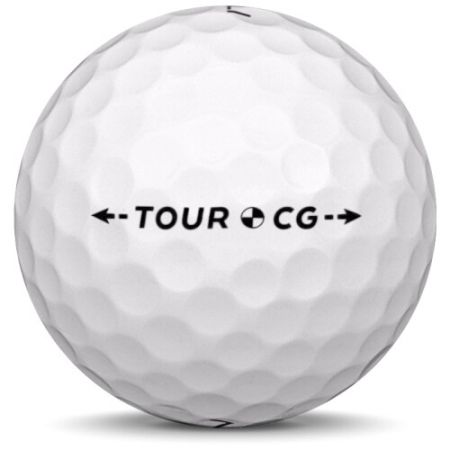 Golfbollen Maxfli Tour i årsmodell 2024.