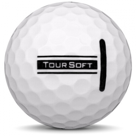 Golfbollen Titleist Tour Soft i årsmodell 2025.