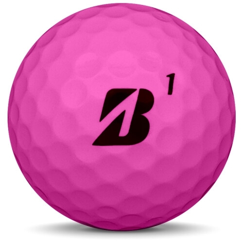 Golfboll av modellen Bridgestone Lady i rosa färg framifrån