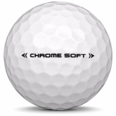 GolfbollenCallaway Chrome Soft i 2021 års modell.
