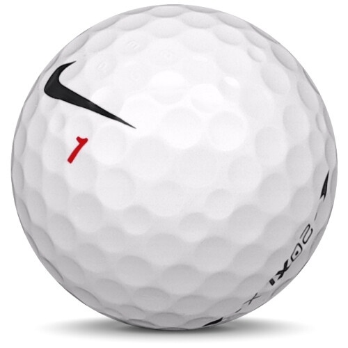 Golfboll av modellen Nike 20 XI-X i vit färg sned bild