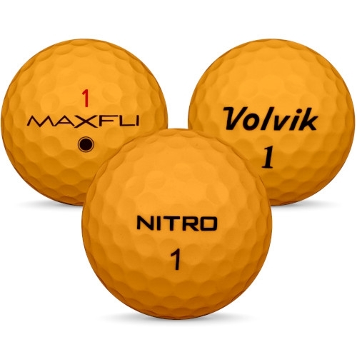 Golfboll av modellen Others Blandade Golfbollar i orange färg