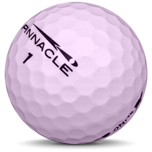 Golfboll av modellen Pinnacle Bling i rosa färg sned bild