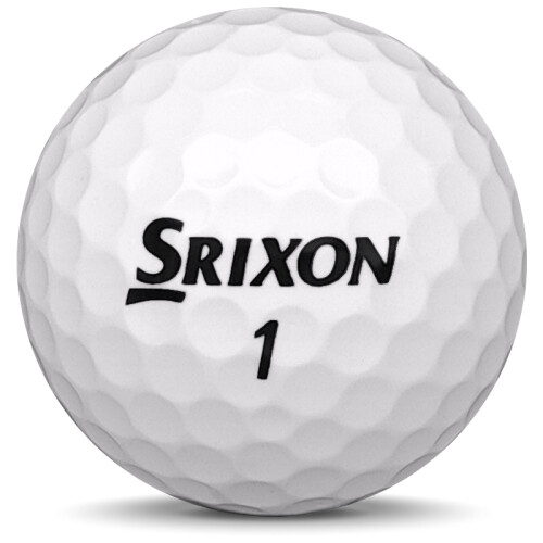 Golfboll av modellen Srixon Q-Star Tour i 2021 års version med vit färg framifrån