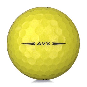 Mjuka tourbollen Titleist AVX i gul färg