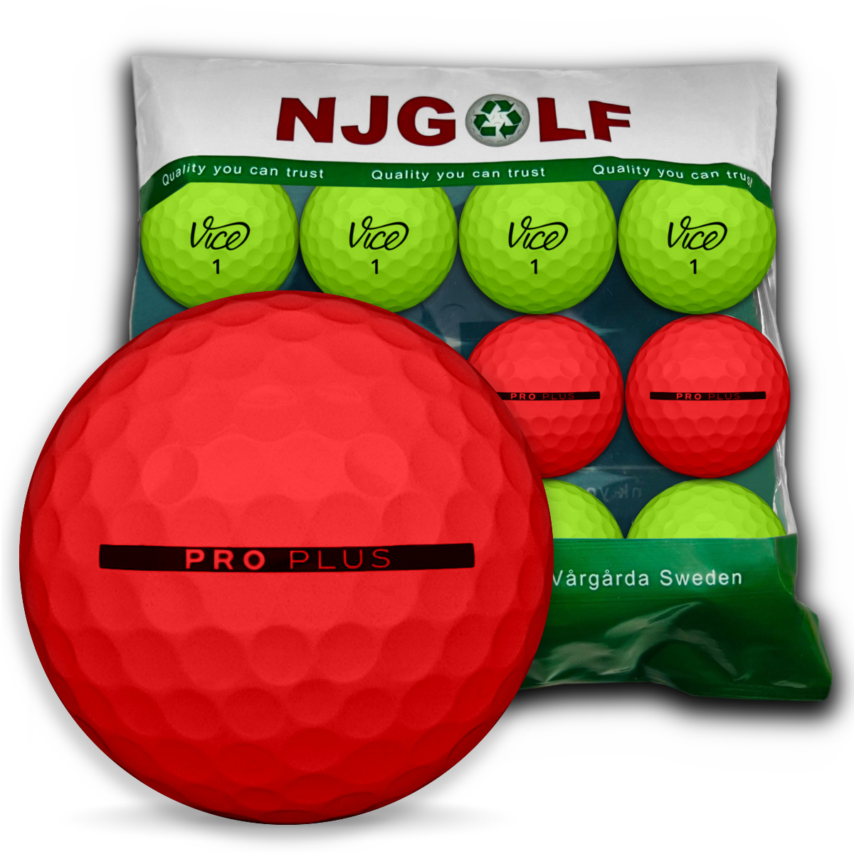 Vice Pro Plus 2023 Neon Röd/Grön