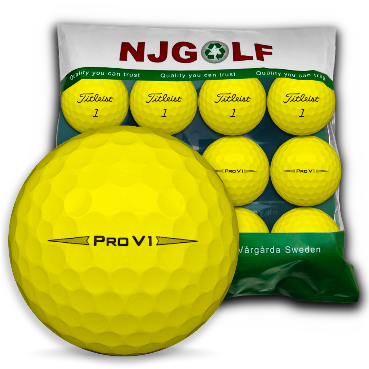 Titleist Pro V1 Gul