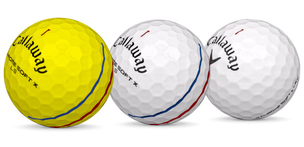 Callaway Chrome Soft X LS golfbollar i olika färger