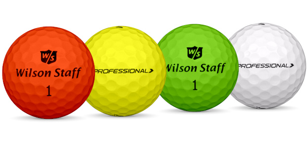 Wilson Staff Professional golfbollar i olika färger